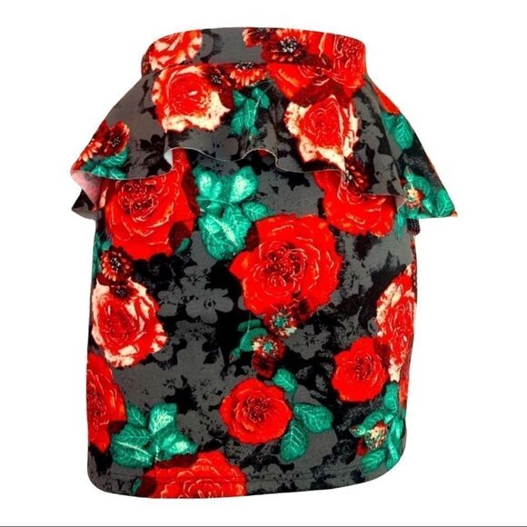 NWT Rose Peplum Skirt Junior’s Large - Picture 1 of 5